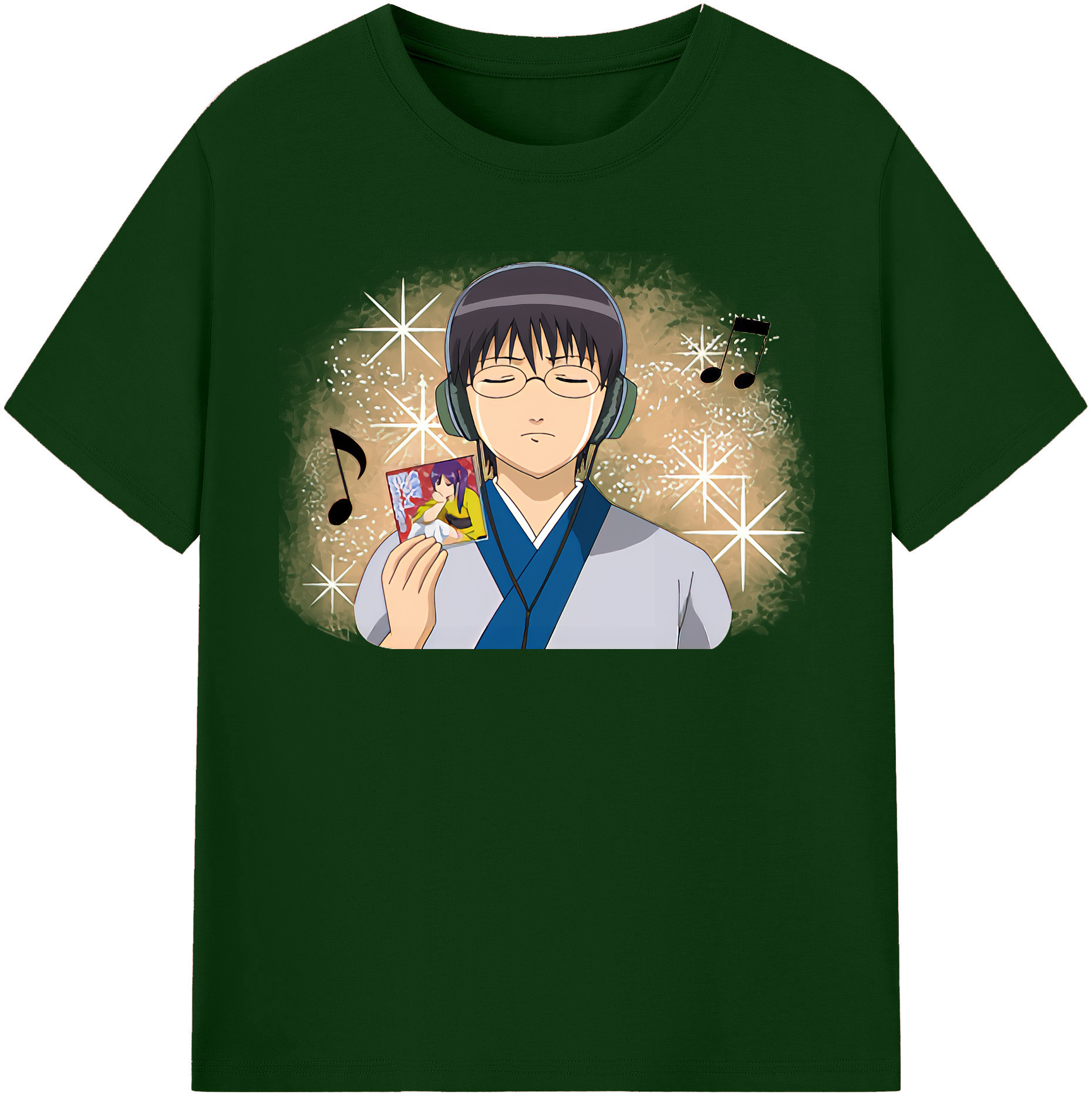 （画像用） ぎんたま 坂田銀時（さかたぎんとき） 神楽 志村新八（しむら しんぱち） GINTAMA Sakata Gintoki Kagura Shimura Shinpachi 綿100％半袖Tシャツ（フロントプリント）